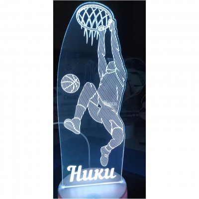 3D лампа "Баскетболист"