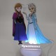 3D Детска лампа "Елза и Анна"