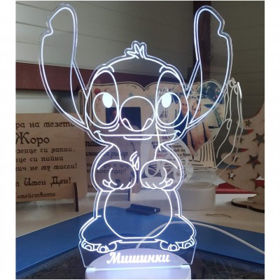3D Детска лампа "Stich"