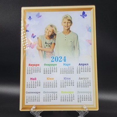 Кристален постер календар със снимка